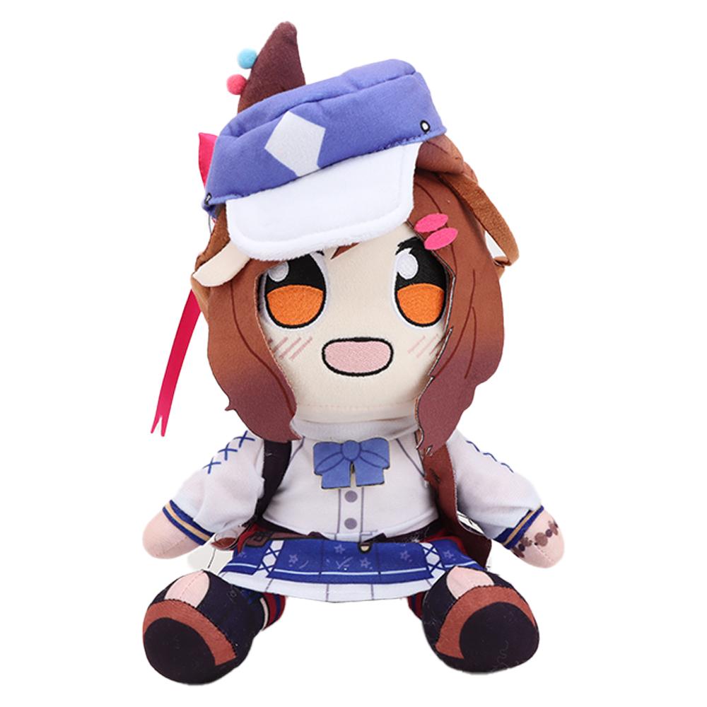 

27 см Новые плюшевые игрушки Uma Musume Pretty Derby Мягкие набивные животные из фильма Милый мультяшный мягкий Т.М.. Опера О Куклы Периферия для Фанатов Подарки 27cm