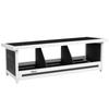 Legebox für Hühner 3 Fächer mit Bitumendach Holzkonstruktion 95 x 37 x 34 cm Grau Schwarz