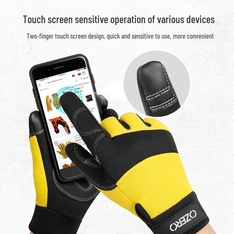 Hanyou Microfiber Touchscreen Work Gloves