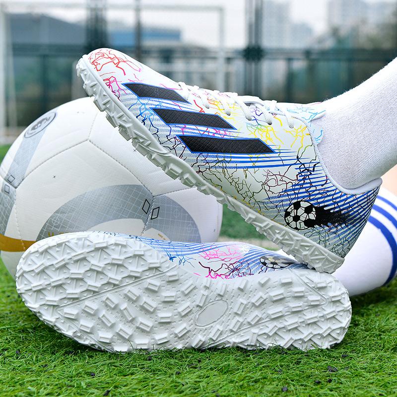 Football Shoes Men's TF Broken Nails Non-slip Children's Primary and Secondary School Students Youth Professional Game Training Sports Football Shoes