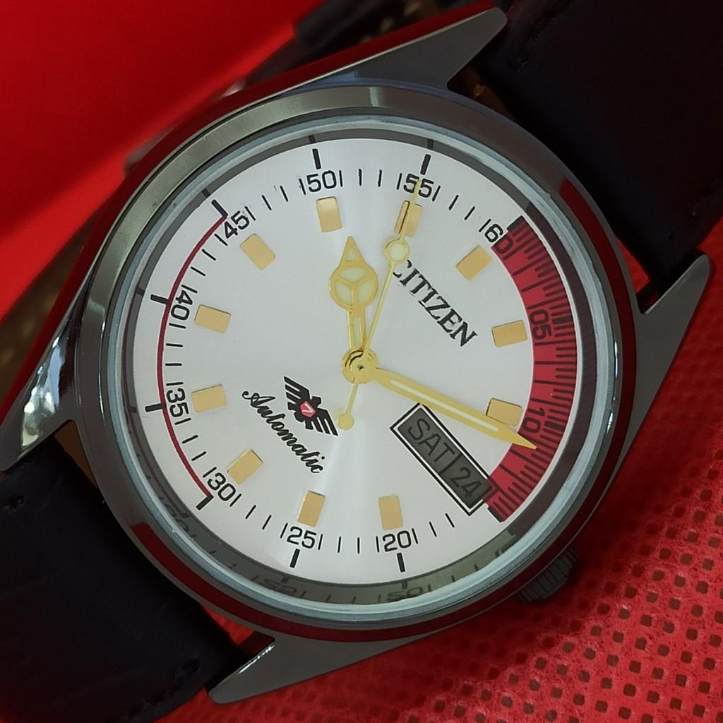 

REFURBISHED VINTAGE CITIZEN AUTO 8200 JAPAN MENS D/D SILVER WATCH 565a-a299538-9 SKU565a-a299538