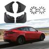 Front and Rear Mudguards for Tesla Model Y Splash Guards Mud Flaps No Need To Drill Holes Fender Mud Guard
