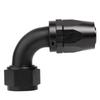 AN12 AN16 AN20 Swivel Hose End FittingS Fuel Hose Adapter For Stainless Steel Braided Hose Line Gas 90Degree Universal Aluminum