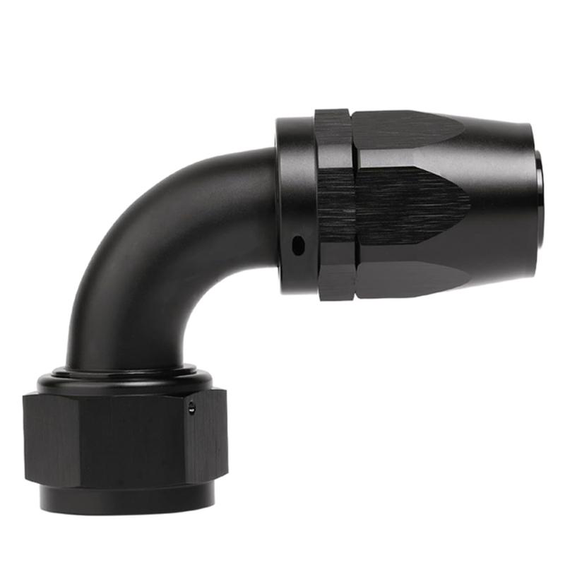 AN12 AN16 AN20 Swivel Hose End FittingS Fuel Hose Adapter For Stainless Steel Braided Hose Line Gas 90Degree Universal Aluminum