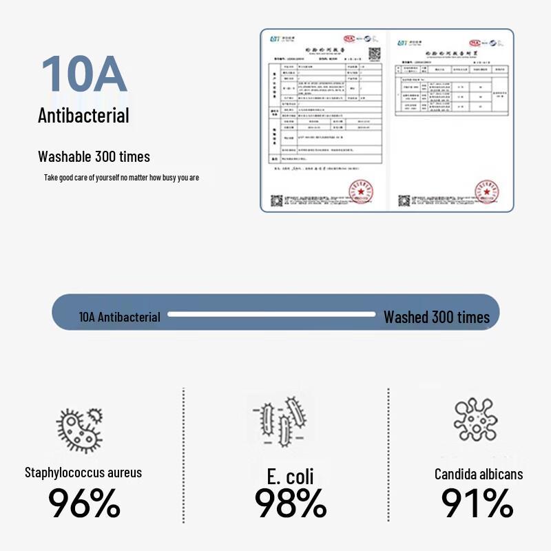 FitonTon Herren 10A Antibakterielle Baumwoll-Boxershorts 4er-Pack