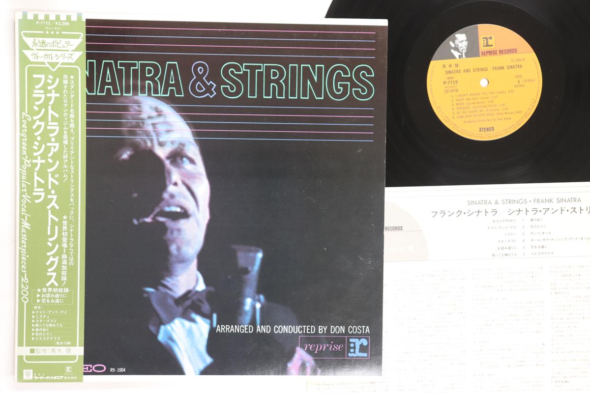 

LP Record FRANK SINATRA Sinatra Strings P7715PROMO REPRSE 1984 Japan Obi Jazz Used