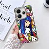 Japan T-Tokidokis Art Soft Phone Case For Xiaomi Redmi Note 14 15 Pro Plus 13 12 11S 11T 5G 10 9S 9 Plating Anti-Fall Fundas