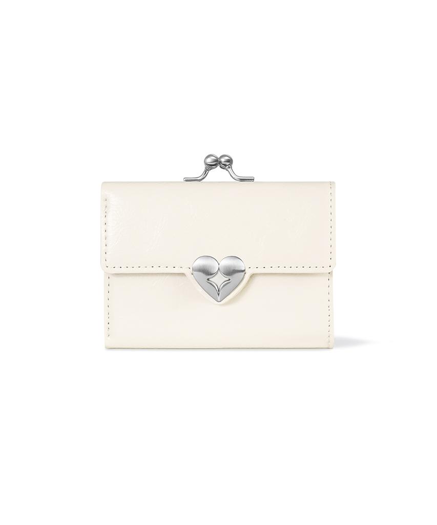 Fennec Crinkle Hearty Frame Wallet - Vanilla
