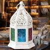 Moroccans Lantern Battery Operated Decorative Lantern Outdoor Indoor Table Lamp for Ramadans,Weddings, Parties,Event