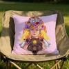 Midsummer Festival Cushion Cover Soft Reversible Durable Pillow Cover MultiScene Use for Home Car Daily Comfort