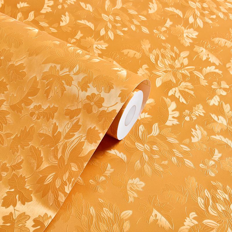 Self-Adhesive Waterproof Linen Texture Wallpaper for Bedroom and Living Room