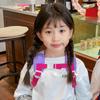 Trendy And Durable Children's Dual Shoulder Backpack In Cute Striped Pattern