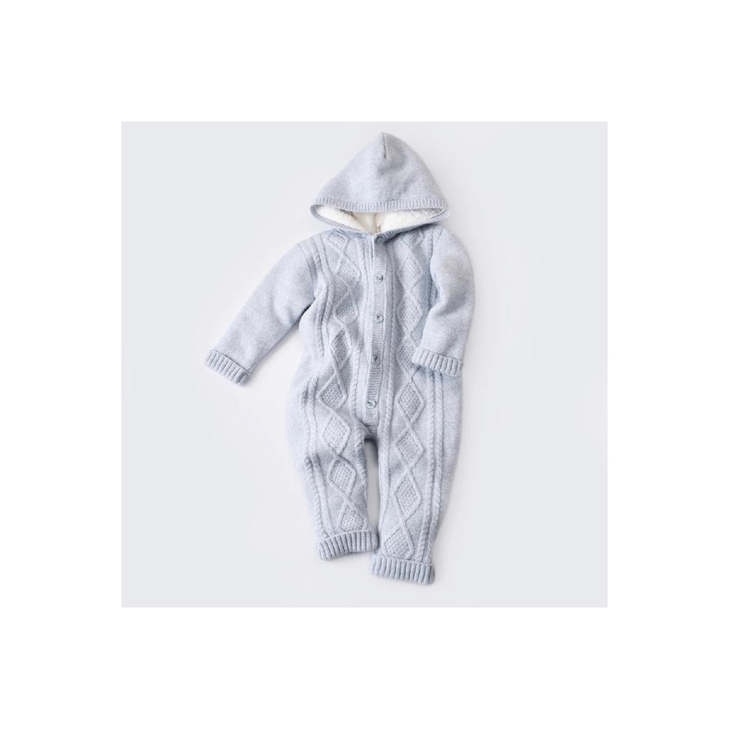 Overall Strickwaren Welsoft gemustert Beige