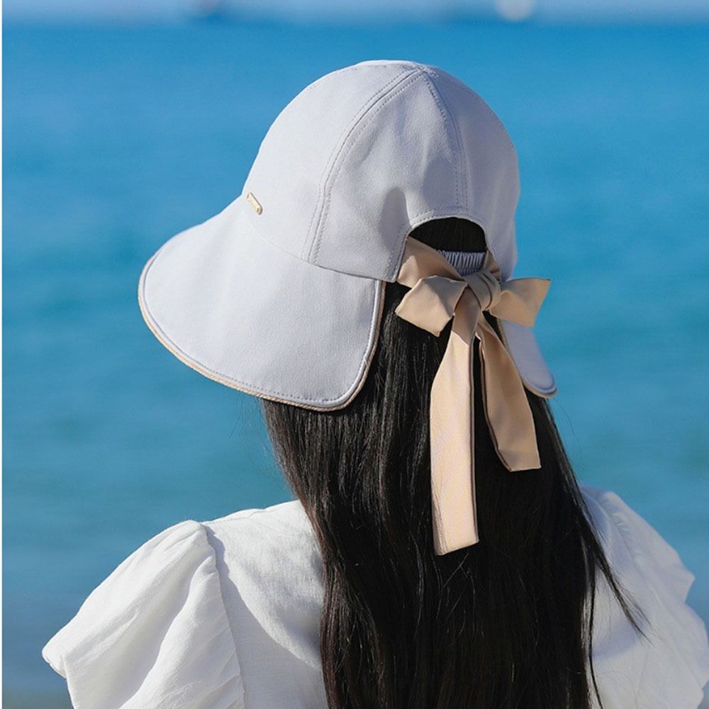 Breathable Women Bucket Hat Wide Brim Summer Beach Hat Fashion Sun Hat