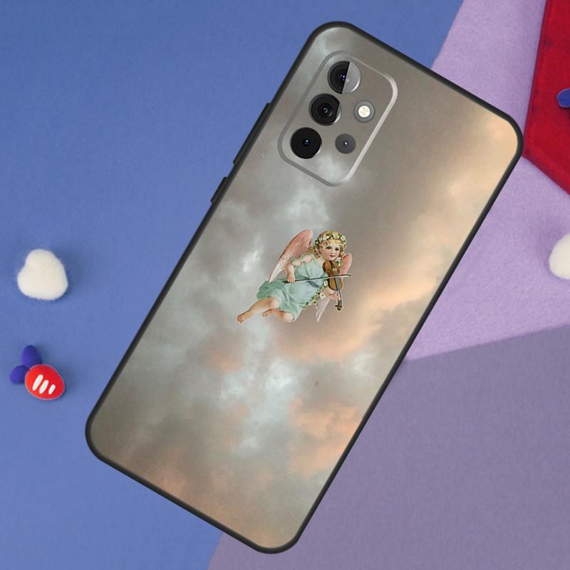 Renaissance Angel Aesthetic Case For Samsung Galaxy A15 A54 A34 A14 A13 A53 A16 A26 A36 A56 A12 A22 A32 A52 A06 A35 A55