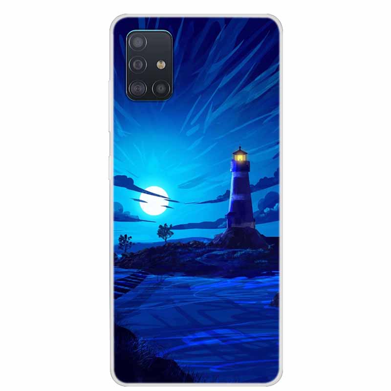For Coque Samsung Galaxy A71 A51 M31 Case M31S Soft Silicone Back Case for Samsung A71 M31S Cover A 51 Shockproof Case M31 Cover