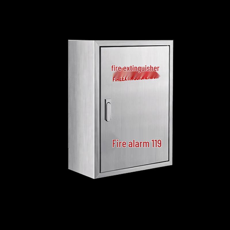 Stainless Steel Wall-mounted Fire Extinguisher Cabinet 550x400x200mm