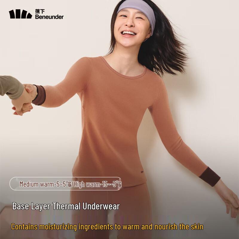 Beneunder Women's High Elastic Thermal Underwear Set SF05224