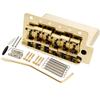 Musiclily Ultra Tremolo Unit Bridge with Hardened Steel Pressed 42mm Brass and Insertable Tremolo Arm for American Vintage Strat Electric Guitars