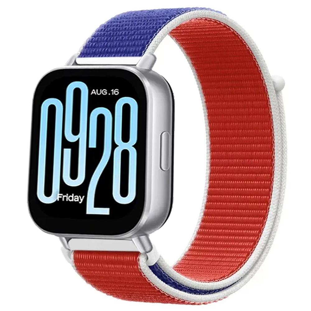 22mm 20mm Nylon Loop Strap for Redmi Watch 5 Acitve/Lite Huawei Watch 5 4 GT6-5 46mm Flag Style Wristband Amazfit Active 3-2-Max
