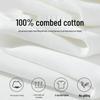 Nanjiren Men's Pure Cotton Loose Fit Long Sleeve T-Shirt