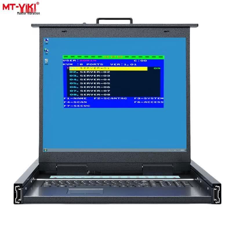 MT-viki MT-1916UL 16-Port VGA KVM Switch with 19-inch LCD