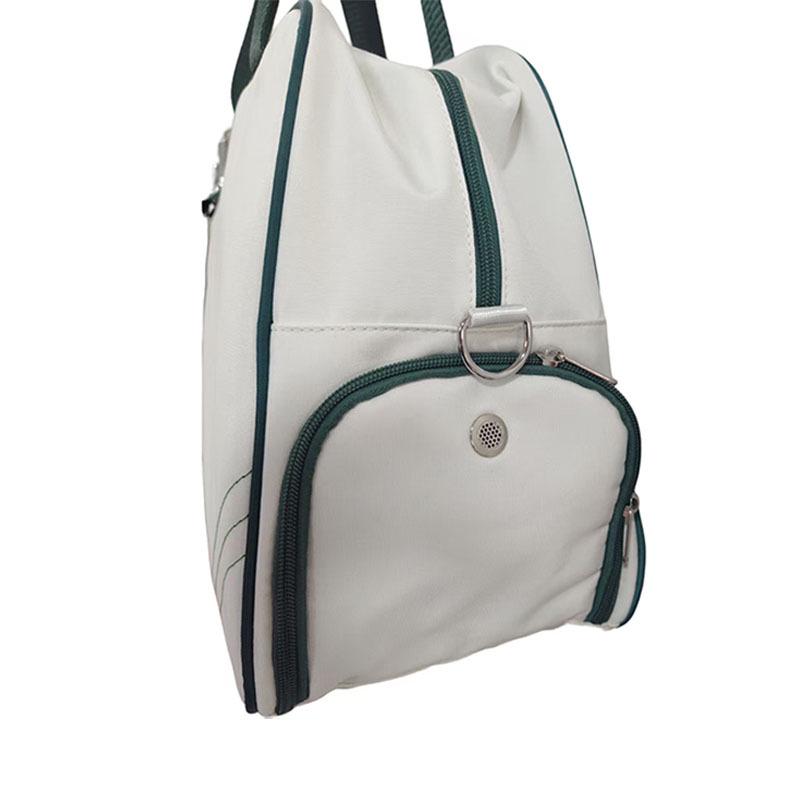Large Capacity Tennis & Badminton Racket Bag with Shoe Compartment - Single Shoulder Crossbody Sports Bag