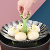 Stainless Steel Folding Mesh Dish Fruit Vegetable Steamer Basket Kitchen Cooking Tool