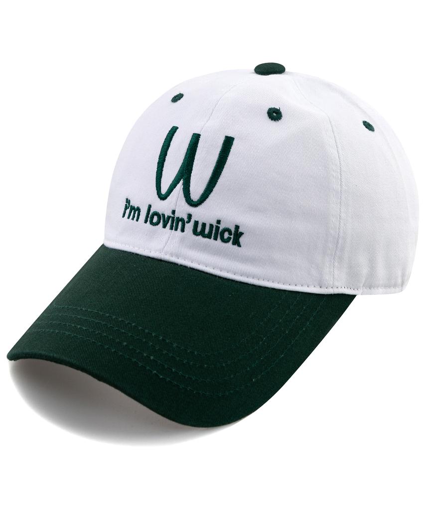 Wig Im Lovin Two-Tone Ball Cap - Green