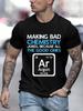 Chemistry Pun All The Good Jokes Argon Tshirt Men Funny Science Chemist Tshirt Short Sleeve Hip Hop Loose Mens Tshirt Tops