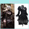 2b Yorha Nierautomata No 2 Heroine Cosplay Costume Dress With Eyepatch Glove