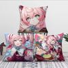 Game Hyacine Game Honkai Star Rail Cushion Cover Pillow Cover Decoration Room Home Sofa Living Office Car Nordic Simplicity