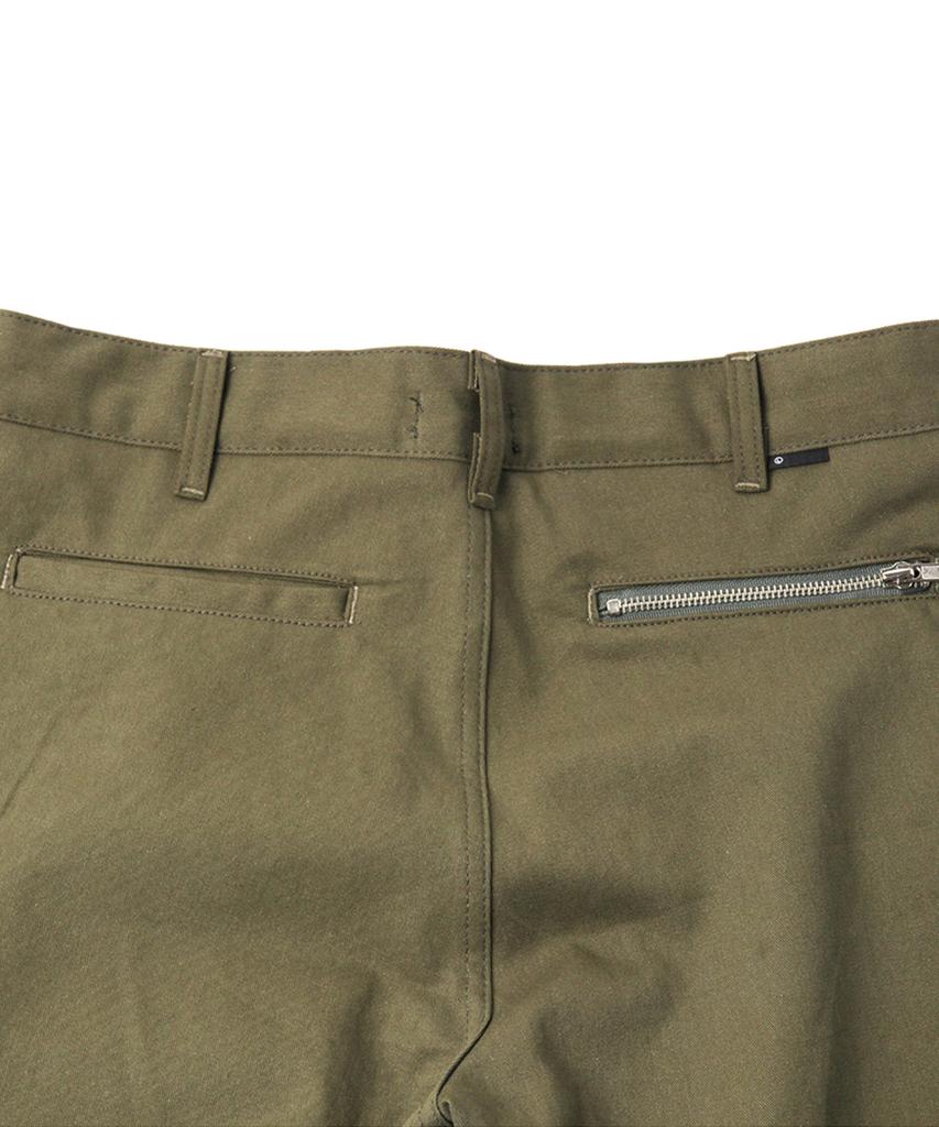 LEFTSEOUL Zipper Cargo Pants [Olive]