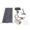 12V To 220V 30W Solar Charging Panel 220W Solar Inverter Battery Charger Kit for Camping Hiking