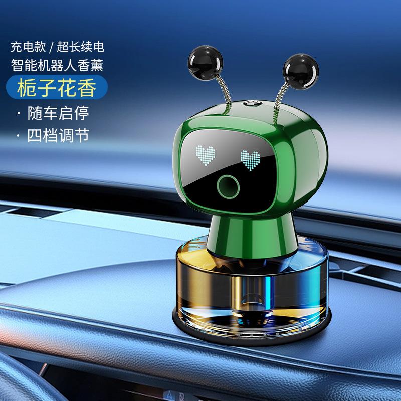 Car Ornament Perfume Aromatherapy Car Interior Accessories High-End Decoration Smart Robot Car Interior Accessories