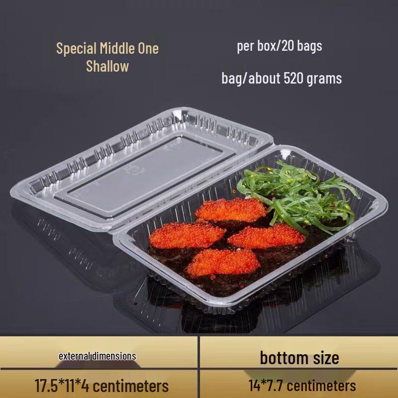 

Disposable Transparent Plastic Sushi Box