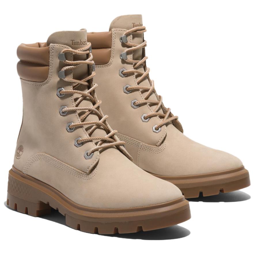 Timberland 6 Inch Platform Waterproof Boot Light Beige Women TB0A2D7NEN71