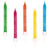 Cake Candles With Happy Birthday Inscription 10 Pcs