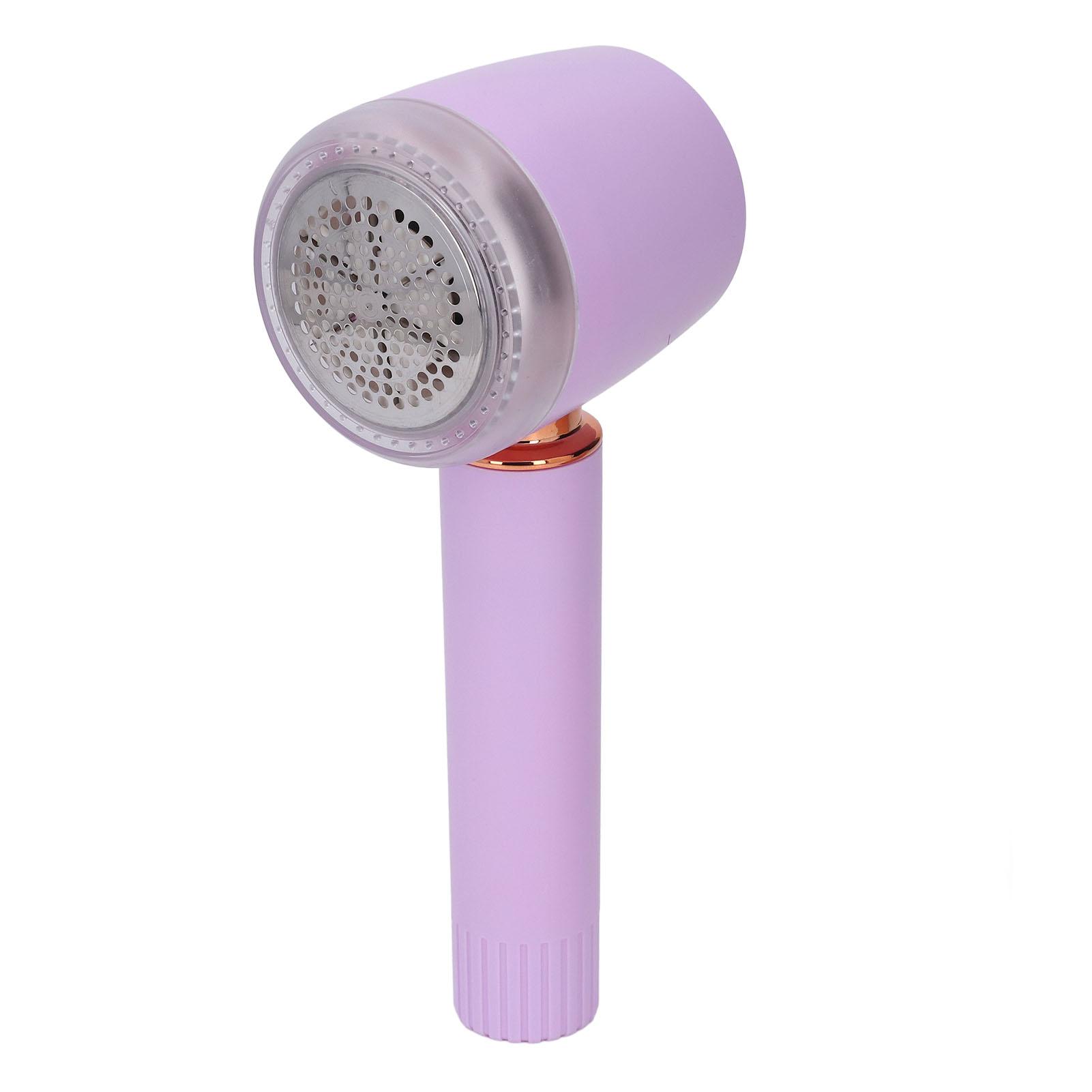 

Fabric Shaver USB Rechargeable 6 Blade Head LED Digital Display 2 in 1 Fabric Lint Roller Remover for Sweater Jacket