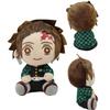 20 cm Japan Anime Demon Slayer Tomioka Giyu Kamado Tanjirou Kamado Nezuko Agatsuma Zenitsu Plysjleker Dukke Peluche Damegave