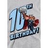 Marvel Childrens/Kids Thor Heather 10th Birthday Hoodie