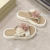 Cool Slippers Women's Summer Outer Wear Fashion 2025 New Beautiful with Skirt Platform Beach Sandals Pregnant Women One-word