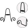 YY YEARCHY Plate Stand Holder for Wall Hanging Display Rack Art Hanger Metal Easel Photo Holder Books Bowls Platters