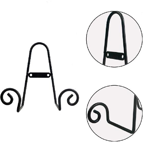 YY YEARCHY Plate Stand Holder for Wall Hanging Display Rack Art Hanger Metal Easel Photo Holder Books Bowls Platters