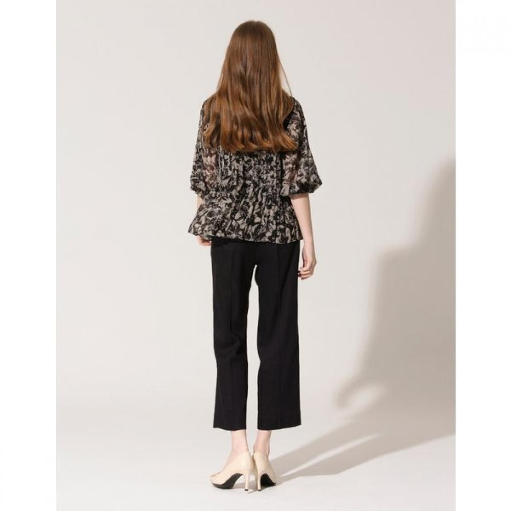 SON JUNG WAN Linen One Pleat Slacks Zsl6262041