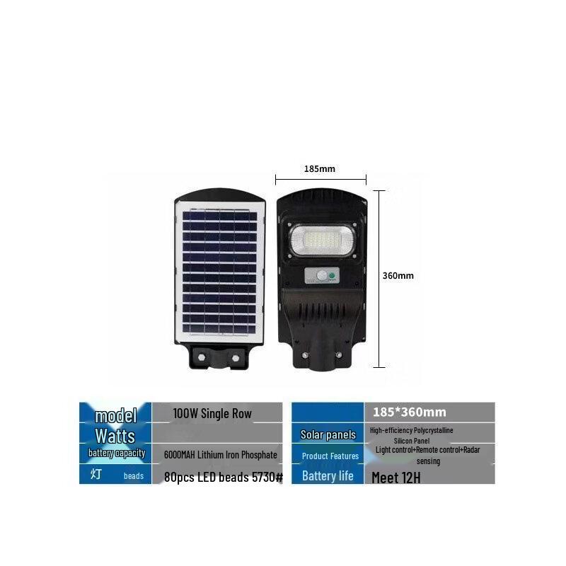 Solar Motion Sensor Outdoor Street Light
