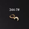Micro-Pavé Zircon Irregular Ear Cuff Earrings