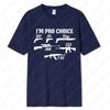 Im Pro Choice Pick Your Caliber Pro Gun 2A Supporter Gift TShirt Hip Hop Tops Coupons Cotton Birthday Individualistic Trend Tee