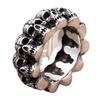 New Retro Jewelry, Domineering Punk Jewelry, Multiple Skull Men's Rings