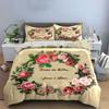 Biblical Floral Set For Home Decor Kid'S And Adults' Bedroom Decor, Exquisite Three-Piece Bedding Set Gift